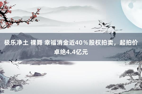 极乐净土 裸舞 幸福消金近40％股权拍卖，起拍价卓绝4.4亿元