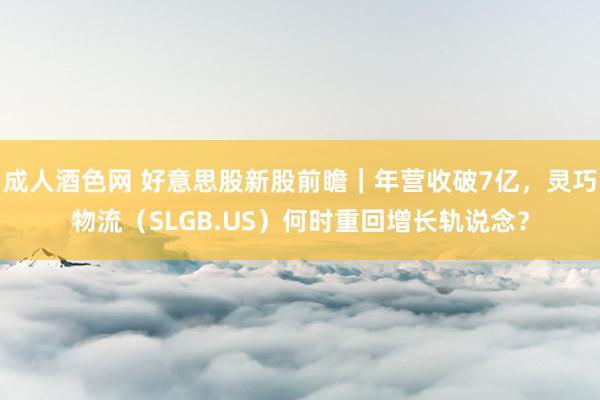 成人酒色网 好意思股新股前瞻｜年营收破7亿，灵巧物流（SLGB.US）何时重回增长轨说念？