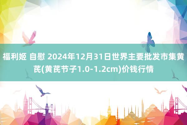 福利姬 自慰 2024年12月31日世界主要批发市集黄芪(黄芪节子1.0-1.2cm)价钱行情