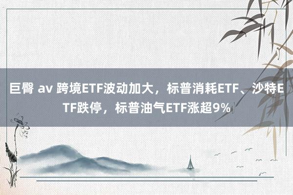 巨臀 av 跨境ETF波动加大，标普消耗ETF、沙特ETF跌停，标普油气ETF涨超9%